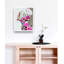 Flower Female Silhouette Painting