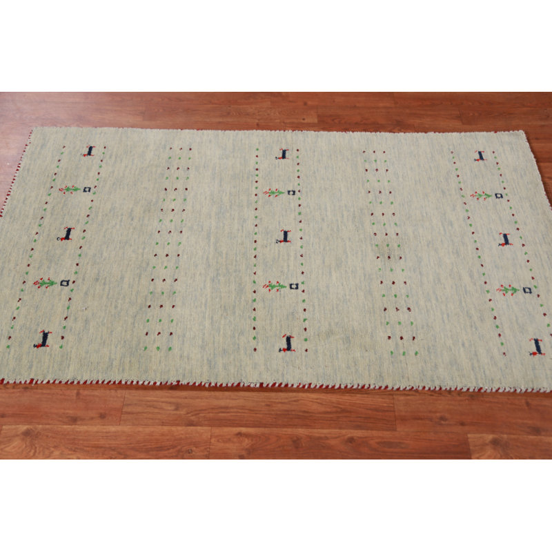 Tapis décoratif tribal Gabbeh 3 x 5