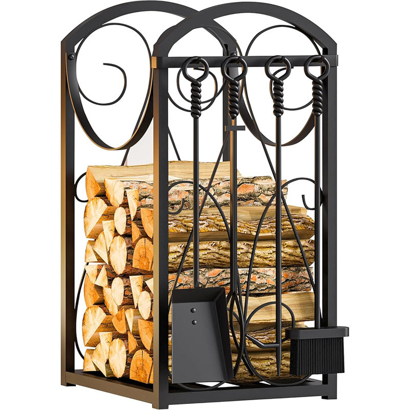 Porte-bûches de bois de chauffage