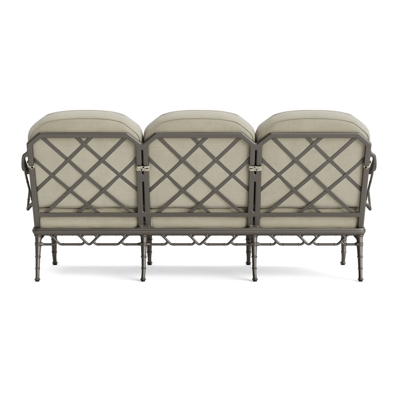 Calcutta Outdoor 3 - Seat Patio Sofa, Mica, Fusion Moccasian