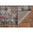 Aspers Machine Washable Teal and Ivory Area Rug-2027517432