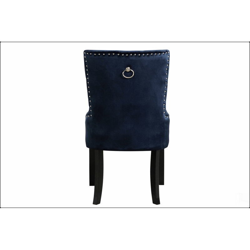 Chaise d'appoint (1 pièce) en finition noire
