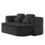 Lit escamotable de 75 po avec chenille respirante et coussin antidérapant, couverture polyvalente 3 places pour la maison 2 en 1 mousse convertible haute densité, espace de vie de la chambre à coucher-121369615