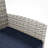 5-Piece Outdoor Rattan Dining Set With Cushions, Armchairs, And A Tempered-Glass Top Table-139313286