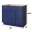 Base de meuble-lavabo simple 36 po seulement-95290465