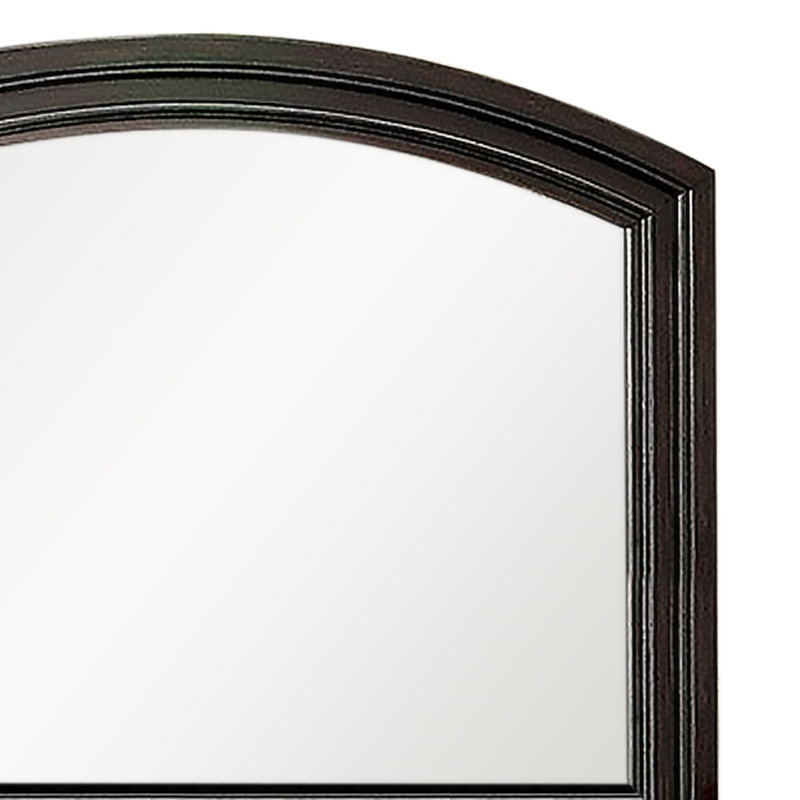 Miroir Arnkil au fini espresso