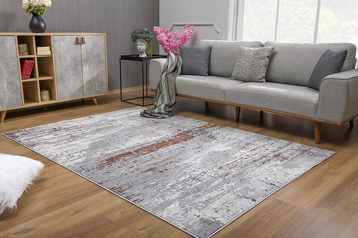 17 Stories Solomiya Abstract Multi Area Rug - Wayfair Canada