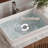 Black Rectangular Ceramic Vessel Sink, Modern Linear Design, 4.7" H X 19.7" L X 14.2" W, Fits 3.35" Countertop Hole