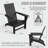 Morden Poly/resin Plastic Adirondack Chair-878364038
