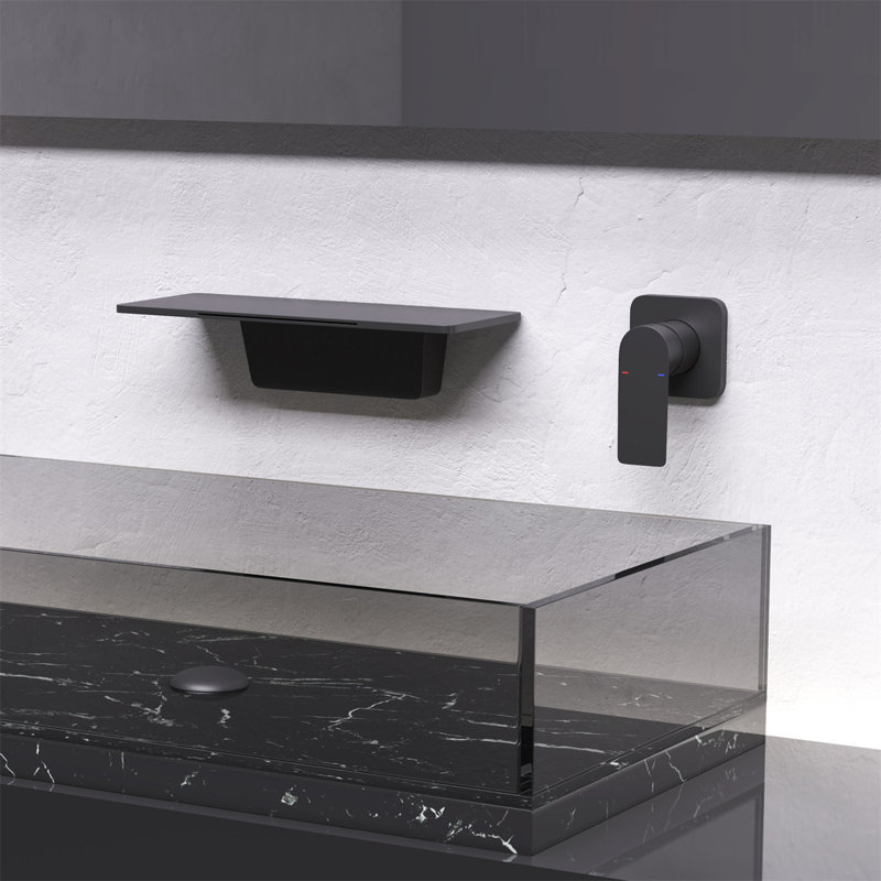 Single-Hole Single-handle Bathroom Faucet, Matte Black