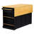 Kitchen Island Cart With 2 Stools, Power Supply, Internal Storage, Drop Leaf, 5 Side , 3 Drawers, For Gorgeous Spaces, Black Creative-21072713-21072716