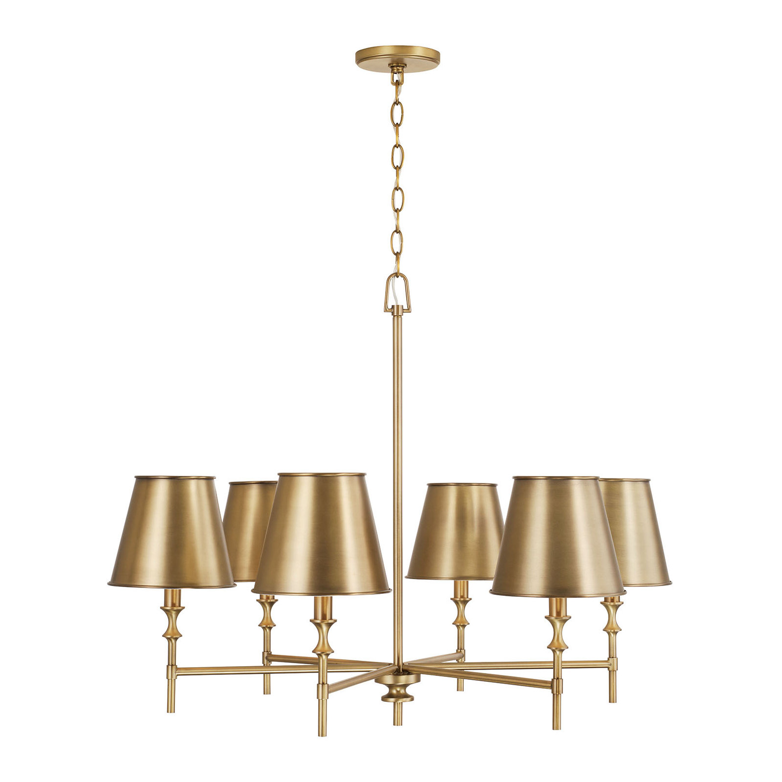 Freya Dimmable Chandelier, 27" H x 34" W