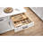 Wood Base Cabinet Two-Tier Replacement Drawer System W/ Soft-Close-104445149