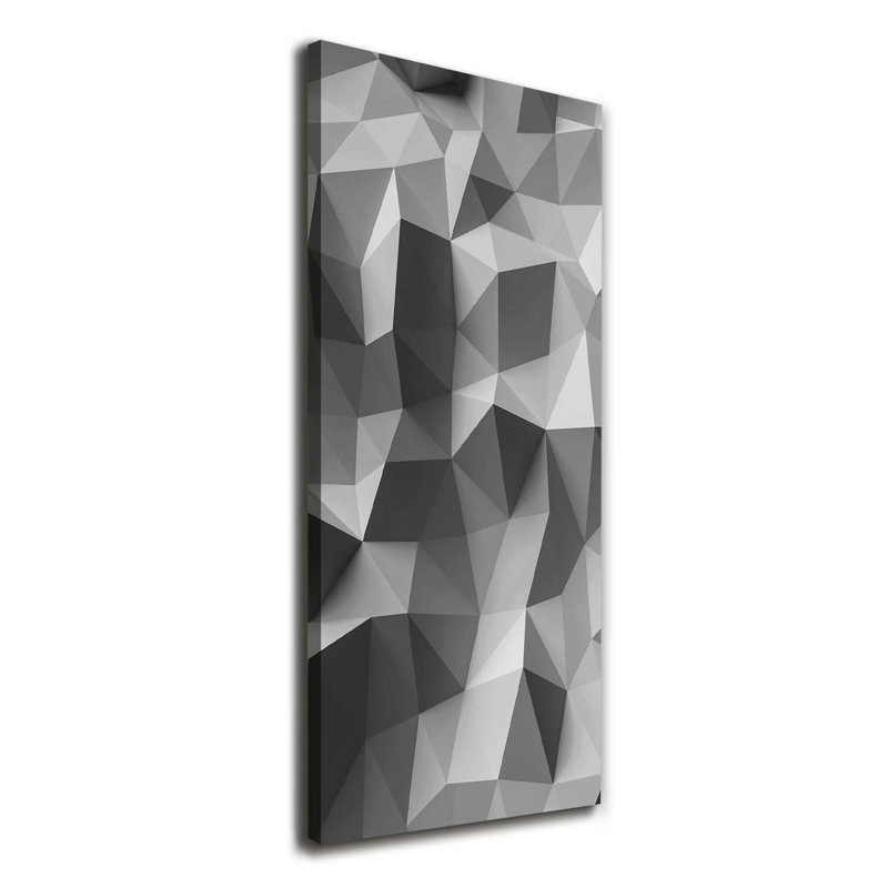 Abstraction Triangles - Wrapped Canvas Print