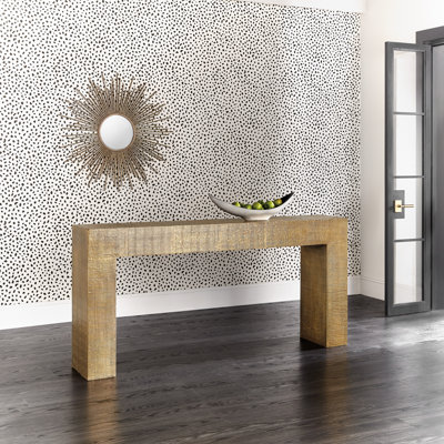 Melange 74'' Solid Wood Console Table