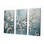 White Dogwood Blossom Escape II - ensemble d'art mural cornouiller-107752533-107752534