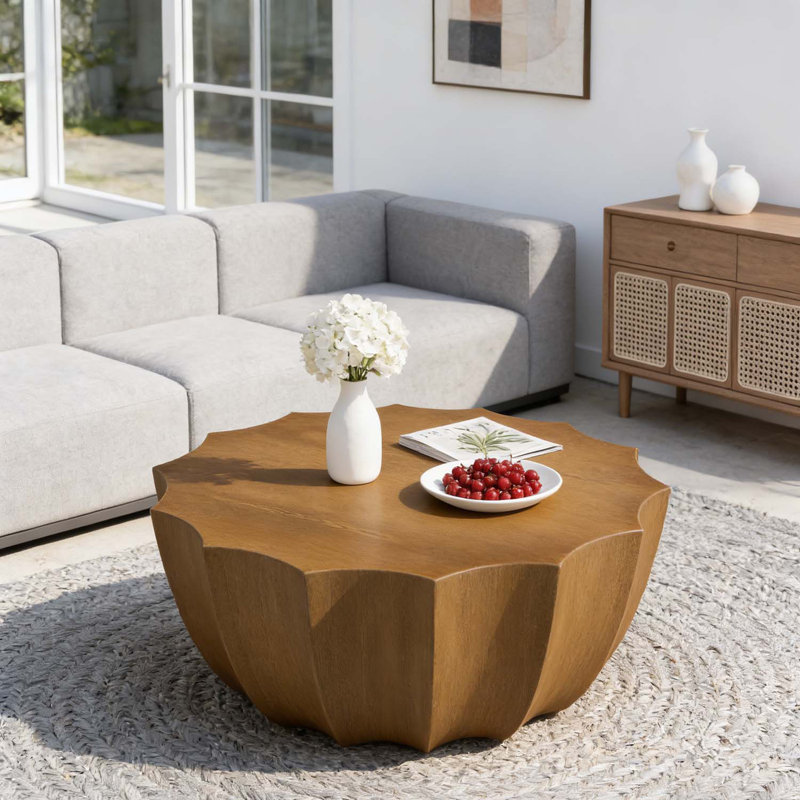 Table basse durable, parfaite pour une utilisation intérieure et extérieure dans les jardins, les terrasses et les salons