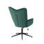Alfreco Velvet Swivel Accent Chair