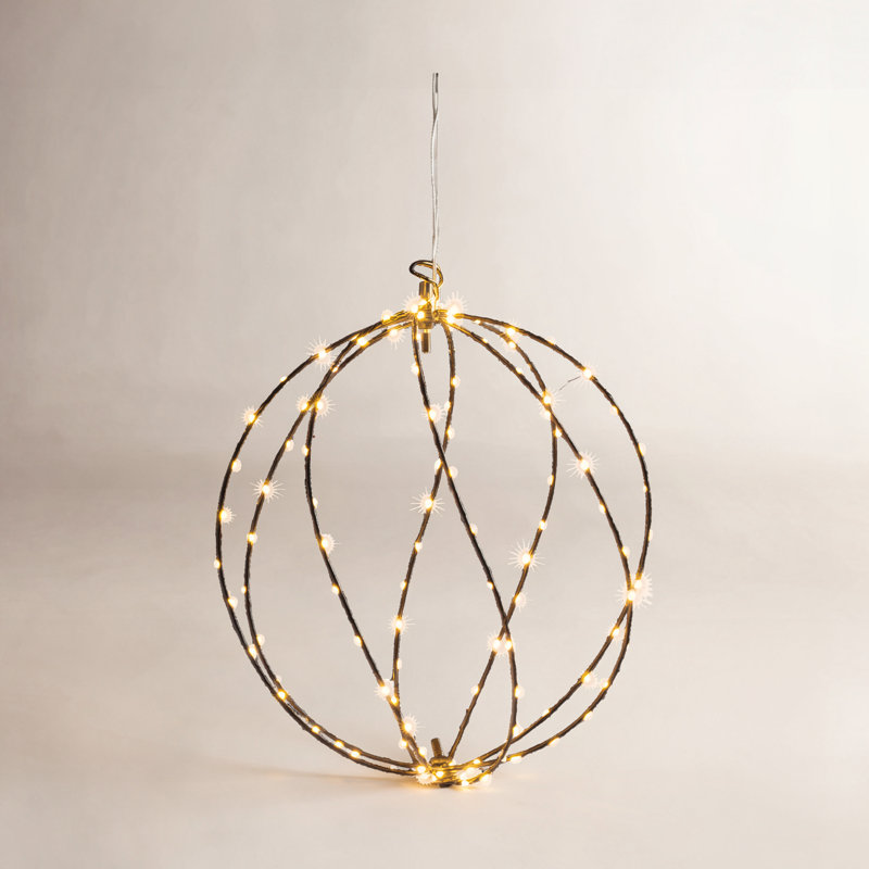 Sphère scintillante, noir, petit, 11.81", Noir