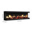 Latitude Run Black Electric Fireplace with 5120 BTU-586969768