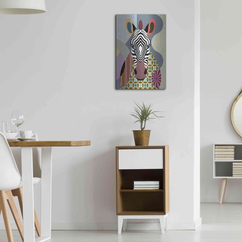 «Spectrum Zebra» par Lanre Adefioyue, H 24 po x l 16 po