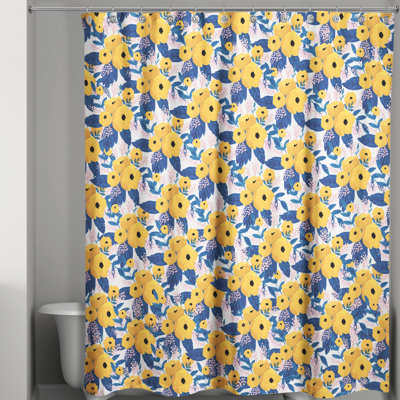 Rideau de douche simple floral Kuhlmann