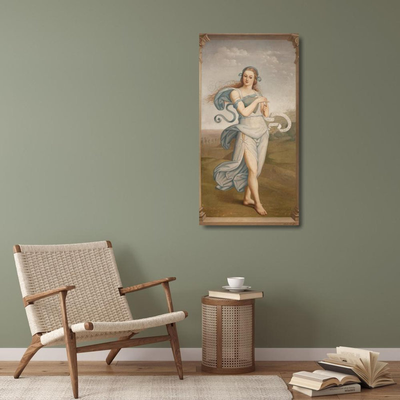 «Thalia, Muse of Comedy» par Godfried Guffens - Art mural sur toile tendue avec châssis, H 40 po x l 28 po