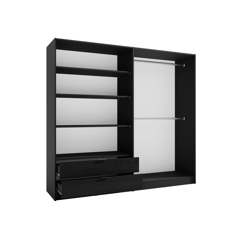 Berdie 4 Door Laminate Wardrobe