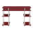 Edwin No Tools Writing Desk with Shelves-2141479250