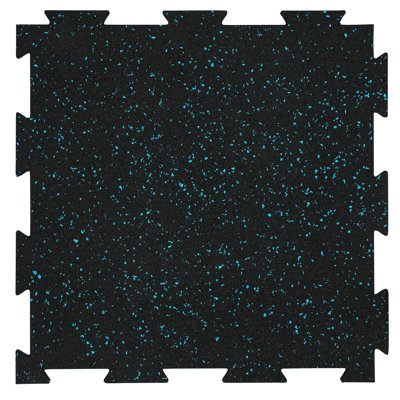 20'' L x 20'' W x .314'' Rubber Tile