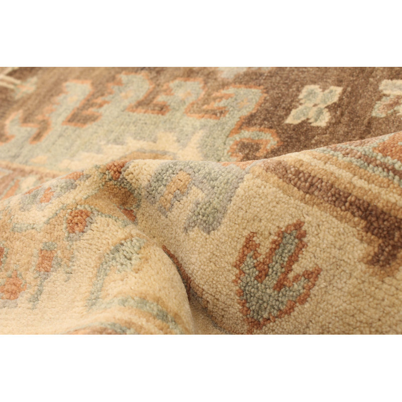 Tapis brun foncé Hodur Oushak 6 pi 0 po x 9 pi 0 po