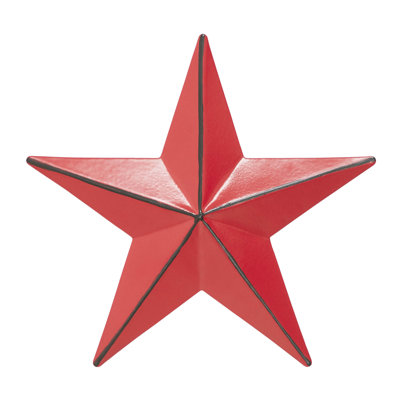 Festive Finds Metal Star Distressed Rust