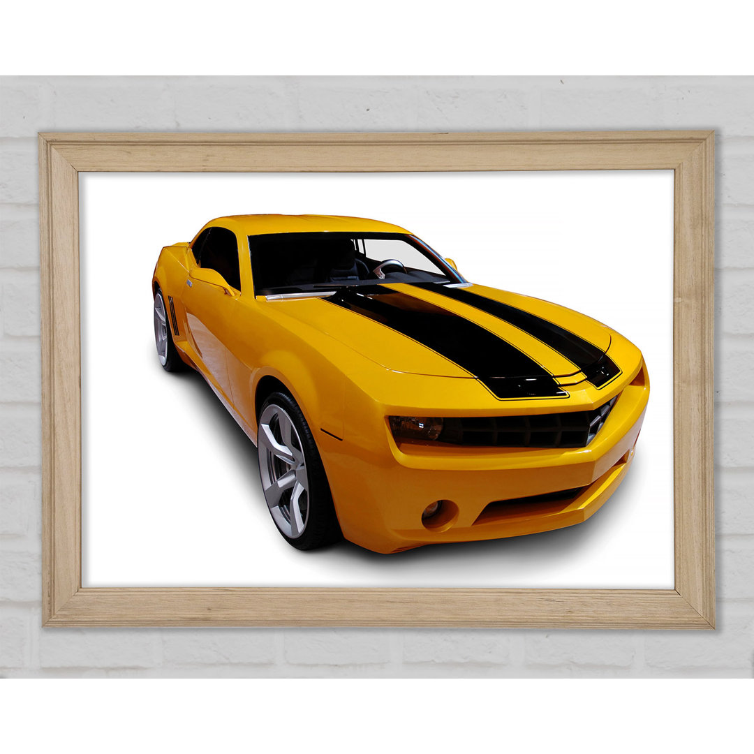 Bumblebee Chevrolet Camaro - Einzelner Bilderrahmen Kunstdrucke