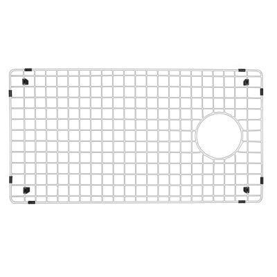 Karran 27-1/2 In. X 14-3/4 In. Stainless Steel Bottom Grid Fits Qt-670, Qu-670