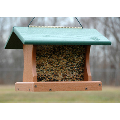 Metal Hanging Hopper Bird Feeder