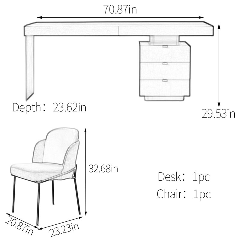 Stable Full-Board Joinery Desk