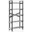 100cm W Steel Etagere Bookcase-530705022-530705010