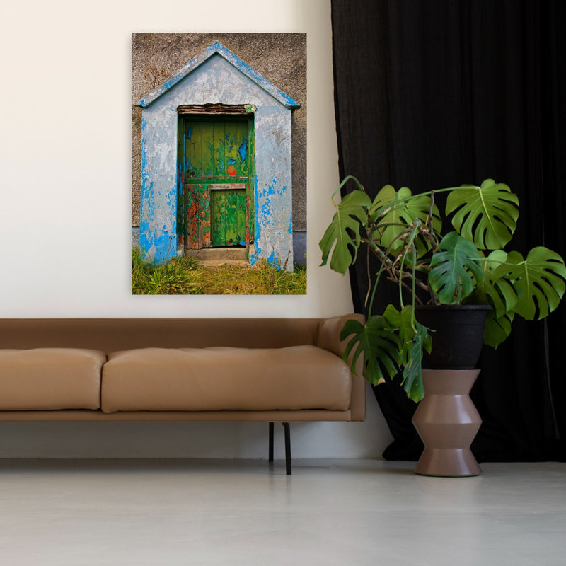 Peinture, effets, vieux chalet, comté de Bunmahon, Waterford, Irlande, architecture contemporaine, art, H 48 po x l 32 po