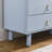 Wooden 5-Drawer Storage Cabinet With Leather Handles: Multifunctional Modern Cabinet For Home And Office-613220224
