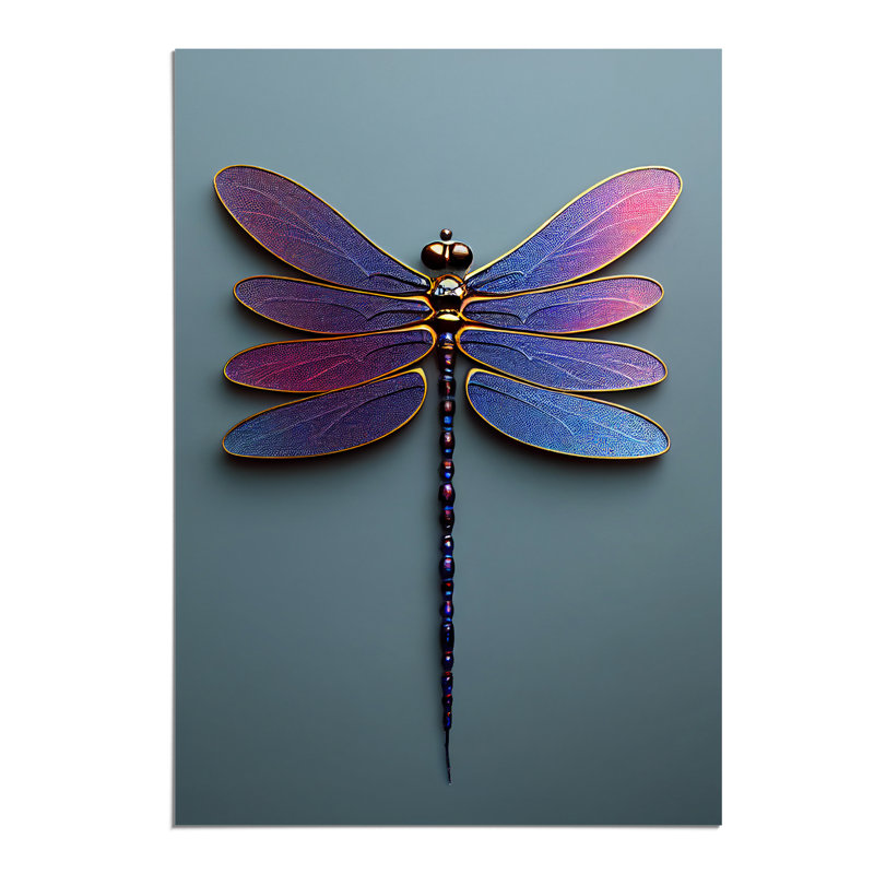XV1022-3631X Precious Dragonfly - Print, 59.4cm H x 42cm W, Paper, No Matte