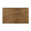 Table de salle à manger rectangulaire de style contemporain, finition bicolore noire et marron, 6 couverts, piètement à tréteaux avec espace de rangement, bois pour un style rustique moderne, option d'espace ouvert.