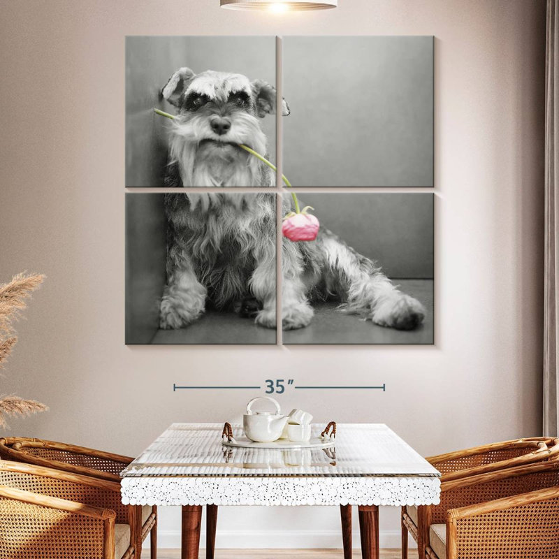 Brampt Ziggy BW, 50" H x 50" W