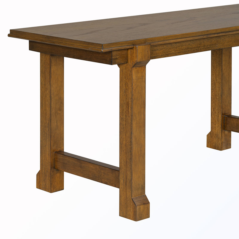 Ensemble de table de salle à manger en bois 6 pièces avec banc et 4 chaises, Brun