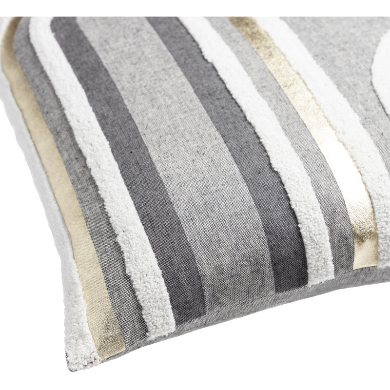 Housse et insert de coussin 100% coton Sutton Square, 20 po X 20 po, Bourre en polyester