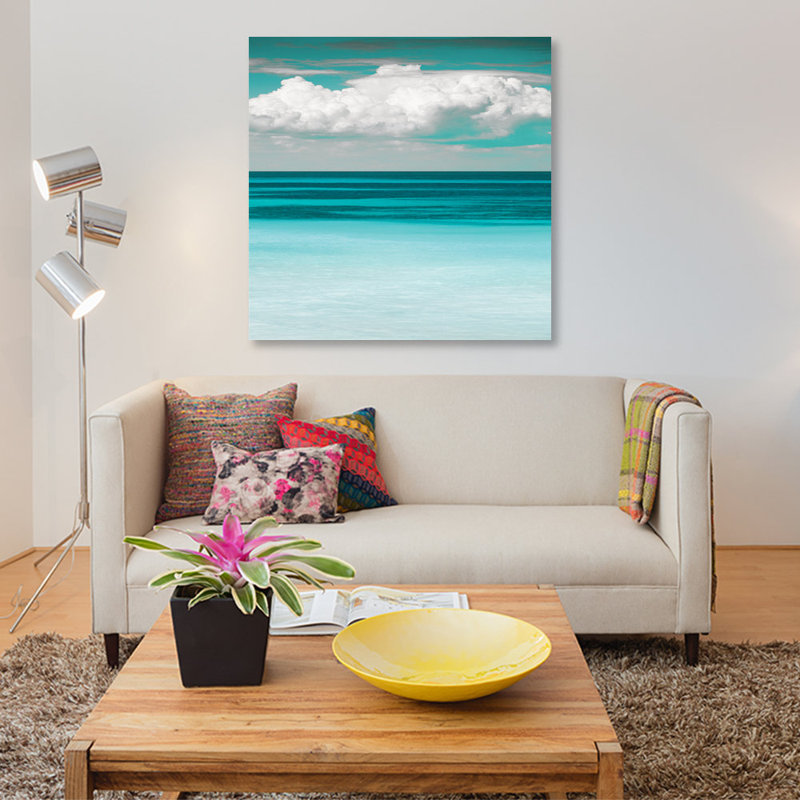 « bleu de bleu », reproduction de photo sur toile, H 48 po x l 48 po x P 1,5 po, Toile tendue, Pas de tapis