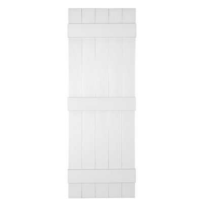 Custom 5 Board Closed BNB Shutters
