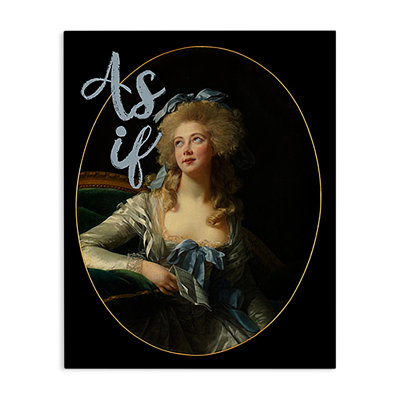 As As Classical Portrait, art mural sur toile par Ashley Singleton