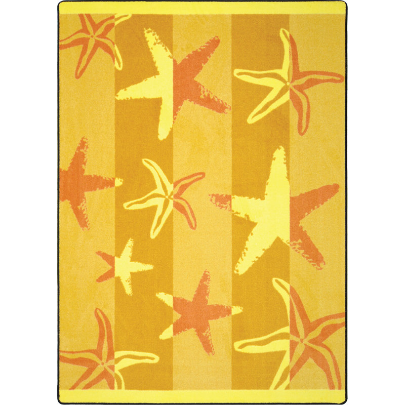Summer Solstice Starfish Area Rug, Rectangle 5'4" x 7'8"