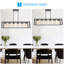 Luminaire suspendu 6 lumières pour îlot de cuisine Farmhouse