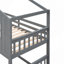 Lit superposé avec échelle House, lit en bois-315102257